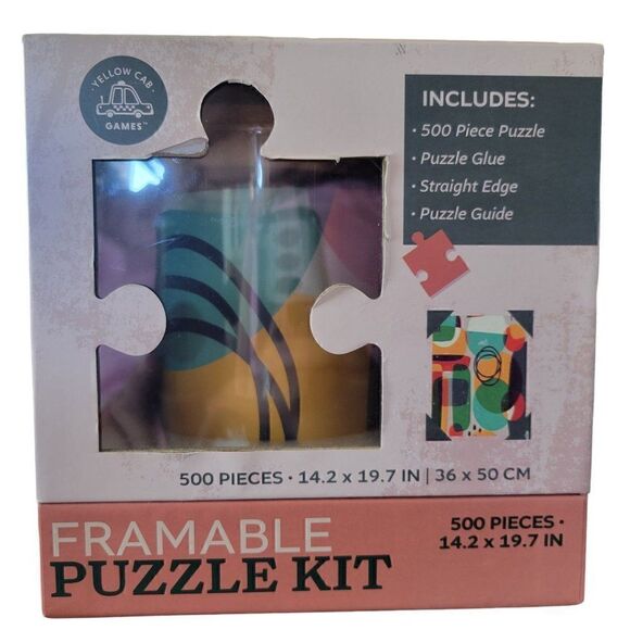 Yellow Cab Games Frameable Puzzle Kit - Artwork Puzzle (500 Piece) - Picture 7 of 7
